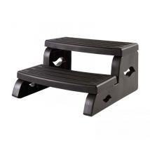 Leisure Concepts DuraStep II Treppe für Whirlpool Einstiegstreppe DuraStep 2 Whirlpooltreppe Black