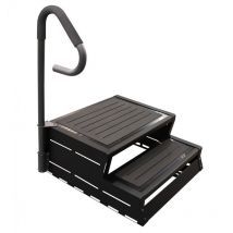 ModStep 2XL Treppe mit Safe-T-Rail Einstiegshilfe für Whirlpools - Leisure Concepts