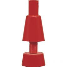 Leitkegelaufsatz z.Befestigung v.Leuchten pvc verkehrsrot Wemas