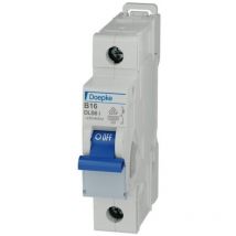 Doepke - 09916023 DLS6I B16A 1polig 10KA Leitungsschutzschalter 1polig 16 a 230 v