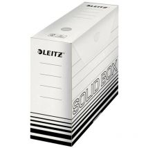 Leitz Boîte d'archivage 6128-00-01 100 mm x 257 mm x 330 mm Carton blanc, noir 10 pc(s)