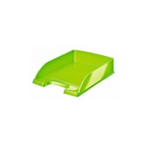 Corbeille à courrier Wow Leitz métallisé - verte