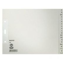 A-z Register din A4 Überbreite Tauenpapier recycelt grau 20 Registerblätter