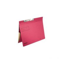 Pendelhefter din A4 320g/m² kaufmännische Heftung mit Organisationsaufdruck Manilakarton recycelt rot