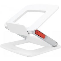 Support pour Ordinateur Portable, Réglable & Pliable, 6 Hauteurs & Angles, Rehausseur pour Écrans 13-15', Gamme Ergo, Blanc, 64240001 - Leitz