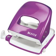 5008 wow 2 Hole Punch Metal 30 Sheet Purple 50081062 - Leitz