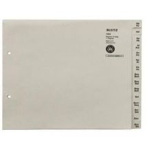 A-z Register din A4 Überbreite Tauenpapier recycelt grau 360 Registerblätter