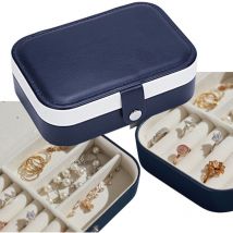 LELANI coffret, coffre pour bijoux Premium - bleu marine