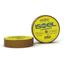 Nastro adesivo PVC autoestinguente 19mm x 25m marrone – Etelec