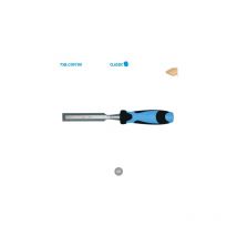 Ciseau à bois manche bi-matière pour bois Classic Long. Queue 125 Long. 265 Larg. Utile 140 Larg. 26