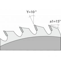 Leman - Lame de scies circulaires carbure mélaminé, diamètre 300 mm, 72 dents