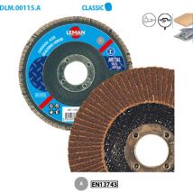 Box Mit 10 Korund-schleifscheiben Für Metall Classic Ø 125 Körnung 120 Bohrung 22,23 Mm Konisch