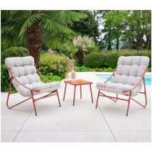 Leman - Salon de jardin - Terracotta