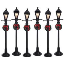 Lampadaire Lanterne à Gaz Lot De 6 - Lemax