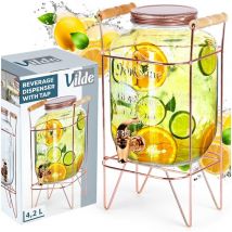 Vilde - Lemonade jar with lid faucet and stand - perfect for parties 88415374 88415374 88415374 88415374