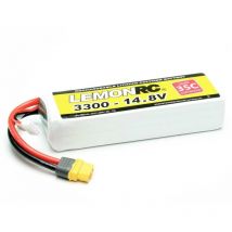 Lemonrc - Batteria ricaricabile LiPo 14.8 v 3300 mAh Numero di celle: 4 35 c Softcase XT60
