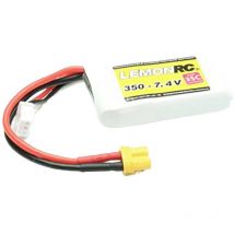 Batteria ricaricabile LiPo 7.4 v 350 mAh Numero di celle: 2 35 c Softcase XT30 - Lemonrc
