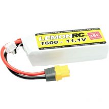 Modellbau-Akkupack (LiPo) 11.1 v 1600 mAh Zellen-Zahl: 3 35 c Softcase XT60 - Lemonrc