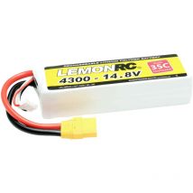 Lemonrc - Modellbau-Akkupack (LiPo) 14.8 v 4300 mAh Zellen-Zahl: 4 35 c Softcase XT90