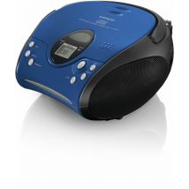 SCD-24 - Ghettoblaster - Schwarz, Blau (SCD24BLAU/SCHWARZ) - Lenco