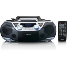Lenco - Scd-720si - Tragbare Xxl Boombox Silber Lettore Cd Portatile