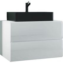 Ebuy24 - LendasBL ensemble de meubles de salle de bains 2 parties blanc