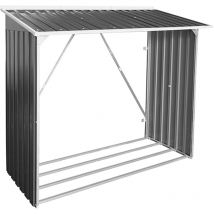 Duramax - Leñero exterior 6x2 - metal - gris antracita