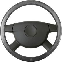 Lenkradhülle Top Grip Carbon, Auto-Lenkradschoner Universalgröße 38 cm schwarz