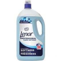 Lenor Professional Fabric Softener Liquid 200 Wash 4L - Sea Breeze (Pack of 2)