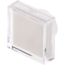 Lentille Blanc de forme carrée pour Série ADA16 ( Prix pour 1 )