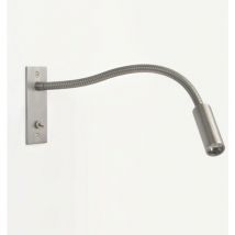 Astro Leo Switched - LED 1 Light Indoor Wall Reading Switched Light Matt Nickel