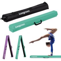 Leogreen - Schwebebalken Kinder,Faltbarer Balken Turnen Balance Beam für Zuhause Training 270/240cm Schwebebalken Gymnastik Gymnastikbalken mit