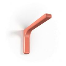 FER - Leonardo Support d'étagère 12 cm en acier plastifié cerisier pour l'ameublement