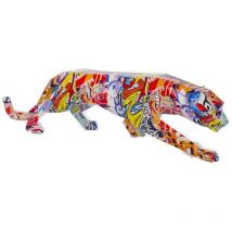 Origen - Signes Grimalt Tierfigur Figuren Abbildung Leopard Animal Multicolor 9x48x14cm 26209