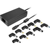 Cargador De Portátil Leotec Notebook/ 120w/ Automático/ 10 Conectores/ Voltaje 12-20v