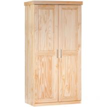 Leovra Kleiderschrank 2 Türen, natur.