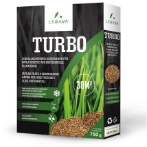 LERAVA TURBO - Semi da prato a germinazione rapida per zone fresche e climi continentali - garantisce colori verdi brillanti - con erba che cresce