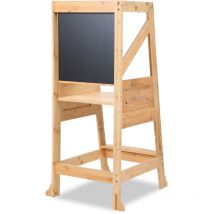 Tolletour - Lernturm für Kinder Learning Tower Lernstuhl Hochstuhl Tritthocker 90x49x50 cm 100 kg