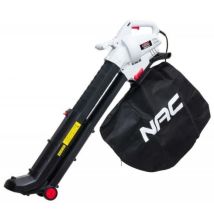Nac Vbe300-as-g Aspirateur Souffleur Jardin Noir 3000w