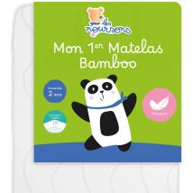 Matelas Bébé Bamboo - 60x120 cm - Doux et Absorbant - Sans Traitement chimique - Fabrication Française