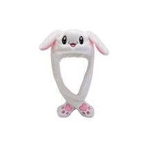 Les oreilles pincées en peluche peuvent déplacer les chapeaux, les chapeaux lumineux de dessin animé