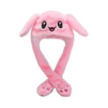 Les oreilles pincées en peluche peuvent déplacer les chapeaux, les chapeaux lumineux de dessin animé