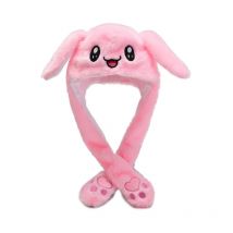 Les oreilles pincées en peluche peuvent déplacer les chapeaux, les chapeaux lumineux de dessin animé
