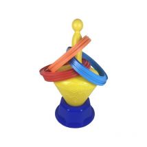 Loco-loco - Jeux piscine - Quille flottante Jaune + 9 anneaux de
