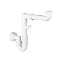 Les éviers à siphon économisent de l'espace 1 via Pp blanc