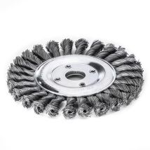 Brosse ronde en fil d’acier torsadé – Outillage – Brosse pour meuleuse – LESSMANN
