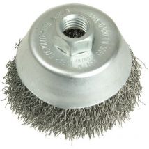 Lessmann Cup Brush 60mm M10, 0.30 Steel Wire