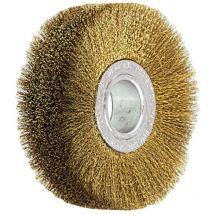 Lessmann - Lessmann Draht-Rundbürste Messingdraht 0,15 mm, Bürsten- xBesatzbreite: 80X22 mm