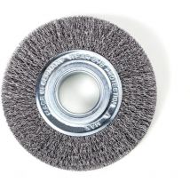 Lessmann - Wheel Brush D125mm x W20-22 x 40 Bore Set 2 Steel Wire 0.30 LES334162