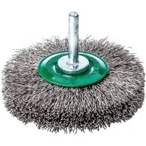 LESSMANN Schaft-Rundbürste Edelstahl gew. 70x0,2mm